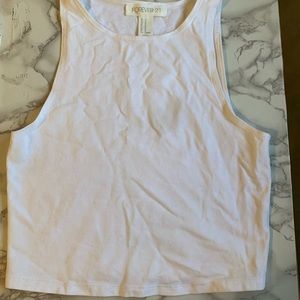 White crop top